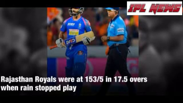 Rajasthan Royals defeats Delhi Daredevils by 10 runs in a rain curtailed match смотреть онлайн
