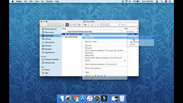 How to install Appium Desktop On Mac OSX | Step By Step смотреть онлайн