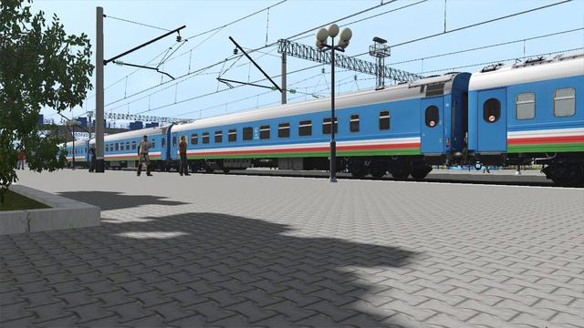 ЭД4М 0177 прибывает на станцию Адлер Trainz Simulator 2019 смотреть онлайн