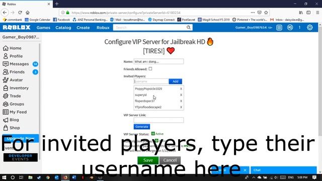 How to add people to your VIP server in ROBLOX | ROBLOX Tutorial смотреть онлайн