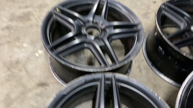Диски оригинальные R18 AMG Мерседес W204 S204 C204 Mercedes W204 амг, Разноширокие