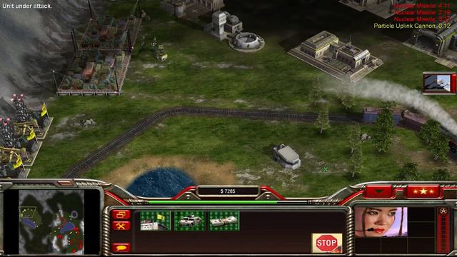 Command & Conquer: Generals, Snow Giants Map, China vs 3 USA, Brutal Difficulty смотреть онлайн