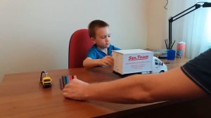 Машинка грузовичок Газель Обзор игрушки Игрушки для детей Kids Toy Unboxing Review