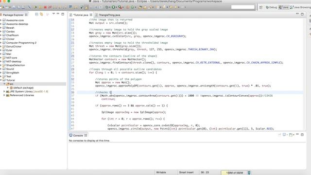 JavaCV Shape Detection (w\ Eclipse on Mac) смотреть онлайн