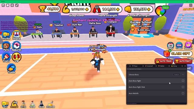 Arm Wrestle Simulator script roblox смотреть онлайн