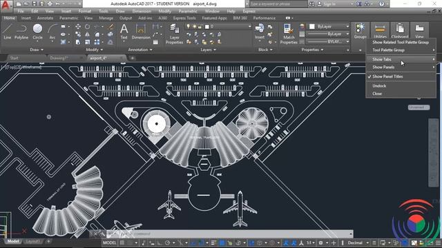 Autodesk AutoCAD: How to use Ribbon of Autodesk AutoCAD смотреть онлайн