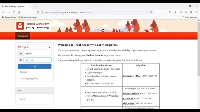 1b Signing Up To The E Learning Portal Demo смотреть онлайн