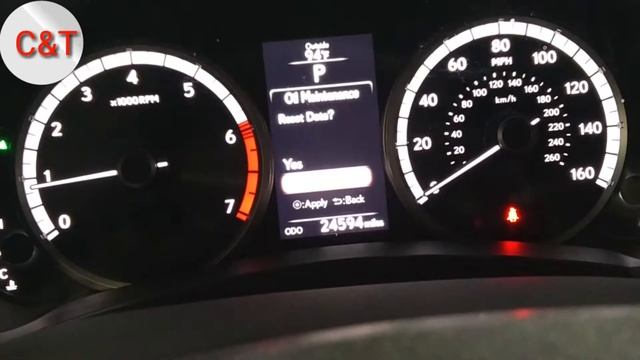 How to reset oil maintenance and Oil maintenance schedule Lexus NX 200t, смотреть онлайн