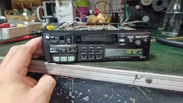 Alpine TDA 7537ET dual illumination setting смотреть онлайн