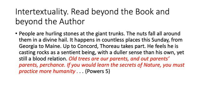 Mini-Lecture: The Overstory, Thoreau, and the Genre of Fable смотреть онлайн