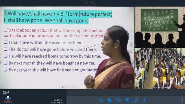 Teacher - Nalinee Karna, Class - X , Sub - English, Topic - Tense Revisited, Part –3 Future time смотреть онлайн