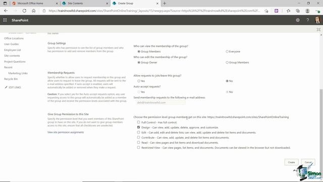 How to Manage User Permissions in Microsoft SharePoint Online - Office 365 смотреть онлайн