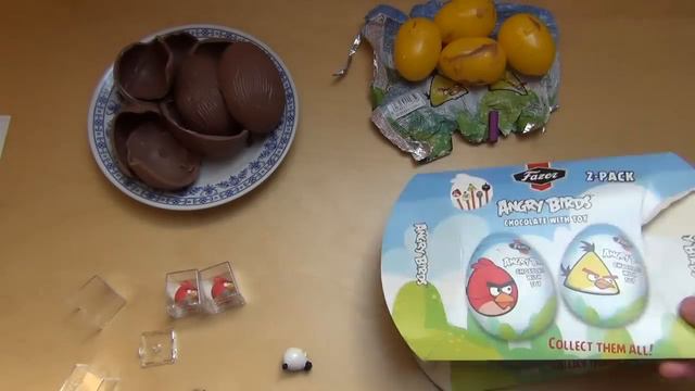 Surprise Egg Angry Birds [Fazer Chocolate Egg with Toy] смотреть онлайн