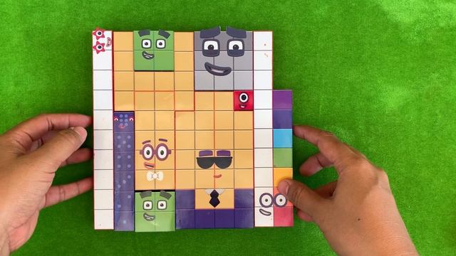 NUMBERBLOCKS - Create Shape Numberblock Puzzle Tetris Game Seashell Clay ! Satisfying Numberblocks