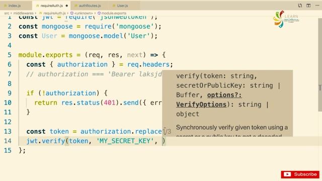 React Native and Hooks Course Building a Custom Express API Wiring Up JSON Web Tokens Part 132 смотреть онлайн