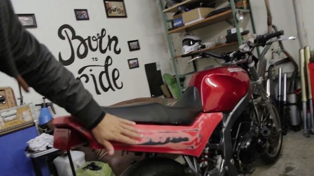Suzuki GS500 Superbike Project Ep3 "Bandit 600 rear wheel with 160 Tire " смотреть онлайн