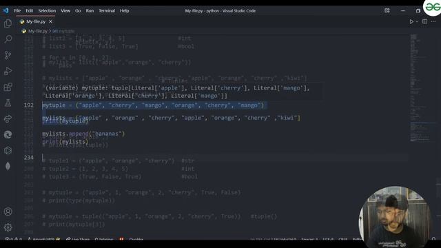List and Tuple смотреть онлайн