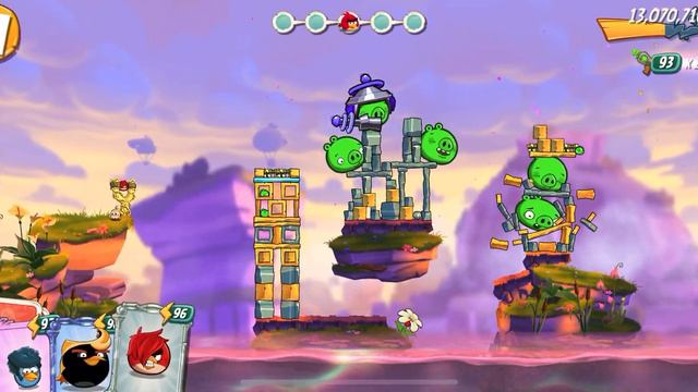 Angry Birds 2 Dress-Up Adventure - Level 3 - You Need Wig Hats смотреть онлайн