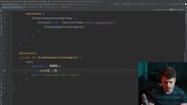 Dropshadow Effect In Android Jetpack Compose For Your Text Composables смотреть онлайн
