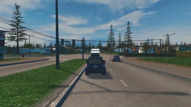 Cities: Skylines - First Person Drive - The Long Way to Downtown смотреть онлайн
