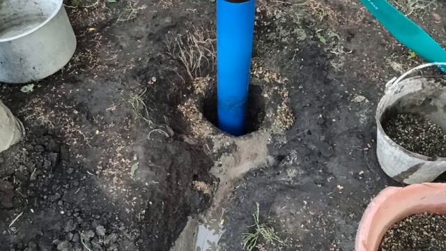 Обсыпка фильтра обсадной трубы, в скважине на воду. Часть 2. смотреть онлайн