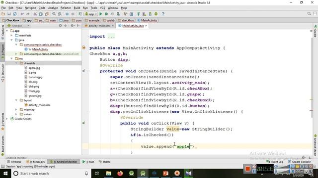 Checkbox in android studio (Tamil) смотреть онлайн