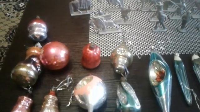 Покупки у населения. Оловянные старые Солдатики и Елочные игрушки . смотреть онлайн