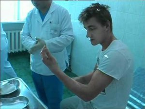 Первая перевязка после операции