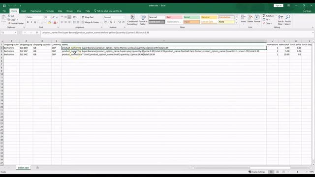 How To Export Big Cartel Orders To A CSV File And What Fields Does A Big Cartel CSV File Contain