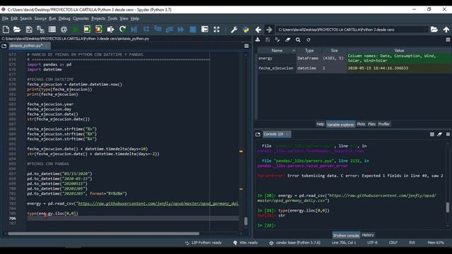 32. Pandas - Datetimes | Manejo de fechas en Python | Curso de Python 3 desde Cero | La Cartilla смотреть онлайн