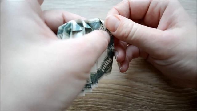 Easy Little Money FLOWER | Decoration for Christmas tree| Origami Dollar Tutorial DIY смотреть онлайн