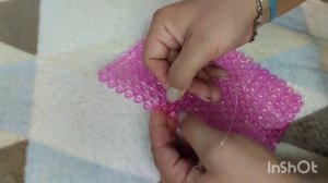 Сумочка из бусин.Для маленькой девочки)
