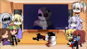 Undertale react to horror!sans memes