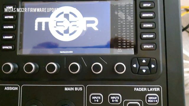Midas M32 R Firmware update to v4.02 смотреть онлайн