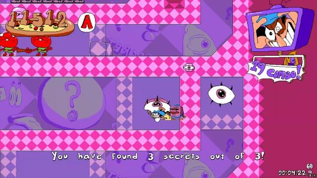 pizza tower - extra laps + hard mode + mirrored mode (cheesed up) - farm смотреть онлайн