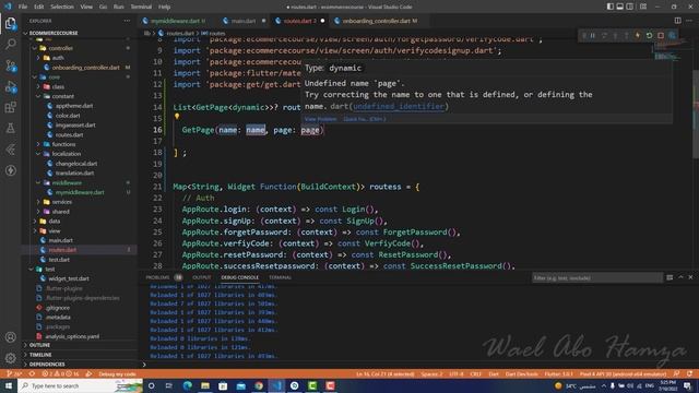 27 - middleware ( Flutter & PHP & MYSQL Ecommerce Arabic) смотреть онлайн