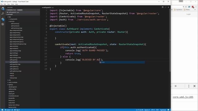 Learn to build an Auth0 App using Angular 2 - Auth Guard Blocking смотреть онлайн