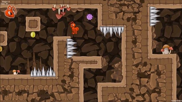 Ant-gravity: Tiny’s Adventure | 2 Stages Gameplay (alpha version) смотреть онлайн