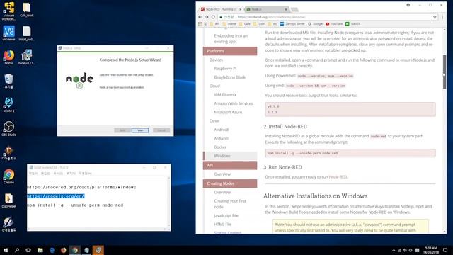 Node-Red : Install Node-red in Windows смотреть онлайн