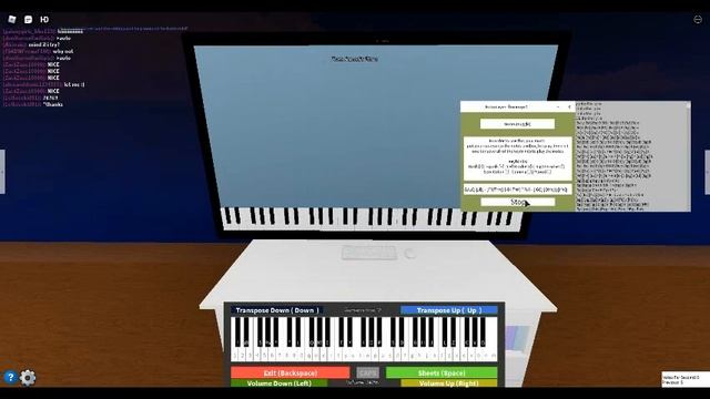 roblox piano with auto player LOL {Funny} смотреть онлайн