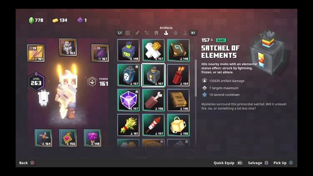 Minecraft Dungeons The Seeking Flame boss battle смотреть онлайн