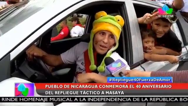 comandante Eden Pastora: concentración es la muestra de un pueblo que respalda a Daniel Ortega смотреть онлайн