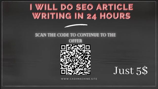 I will do SEO article writing in 24 hours смотреть онлайн
