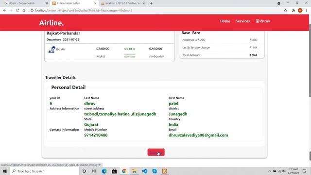 Airline Reservation System in PHP | Final Year Project | HTML CSS PHP MYSQL | Flight Ticket Booking смотреть онлайн