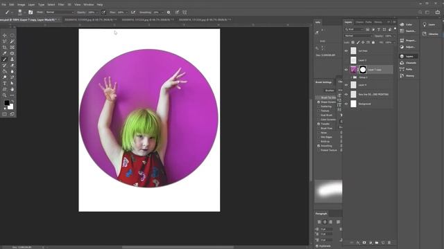 one day of Workschooling at ButtonMakers.net |Adobe Photoshop replace color and layer blending mode смотреть онлайн
