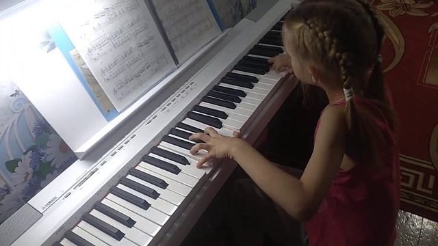 Простодушие. этюд Бургмюллера. играет Александра Венке смотреть онлайн