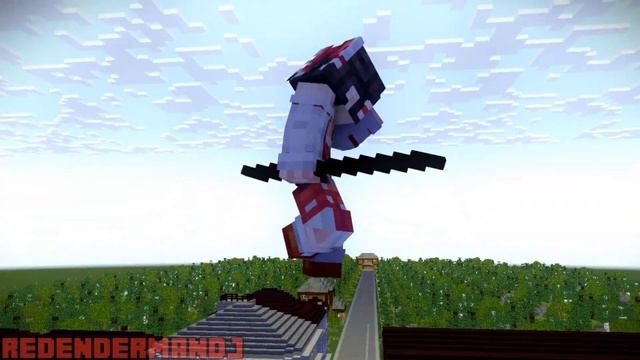 Chara vs Reimu Hakurei - Undertale vs Touhou Project | Minecraft Animation смотреть онлайн