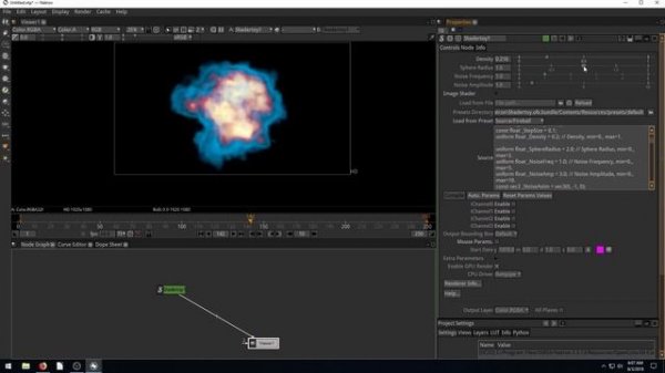 Natron Lesson 9 - Using Shadertoy to create backgrounds and effects