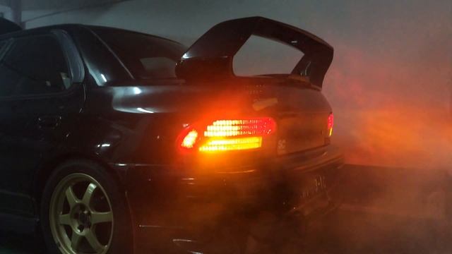 Subaru gc8 WRX Amuse full titan exhaust смотреть онлайн