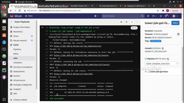 Network Automation CICD Pipeline Using Ansible Tower:Part8 Cisco Config with Approval and history смотреть онлайн